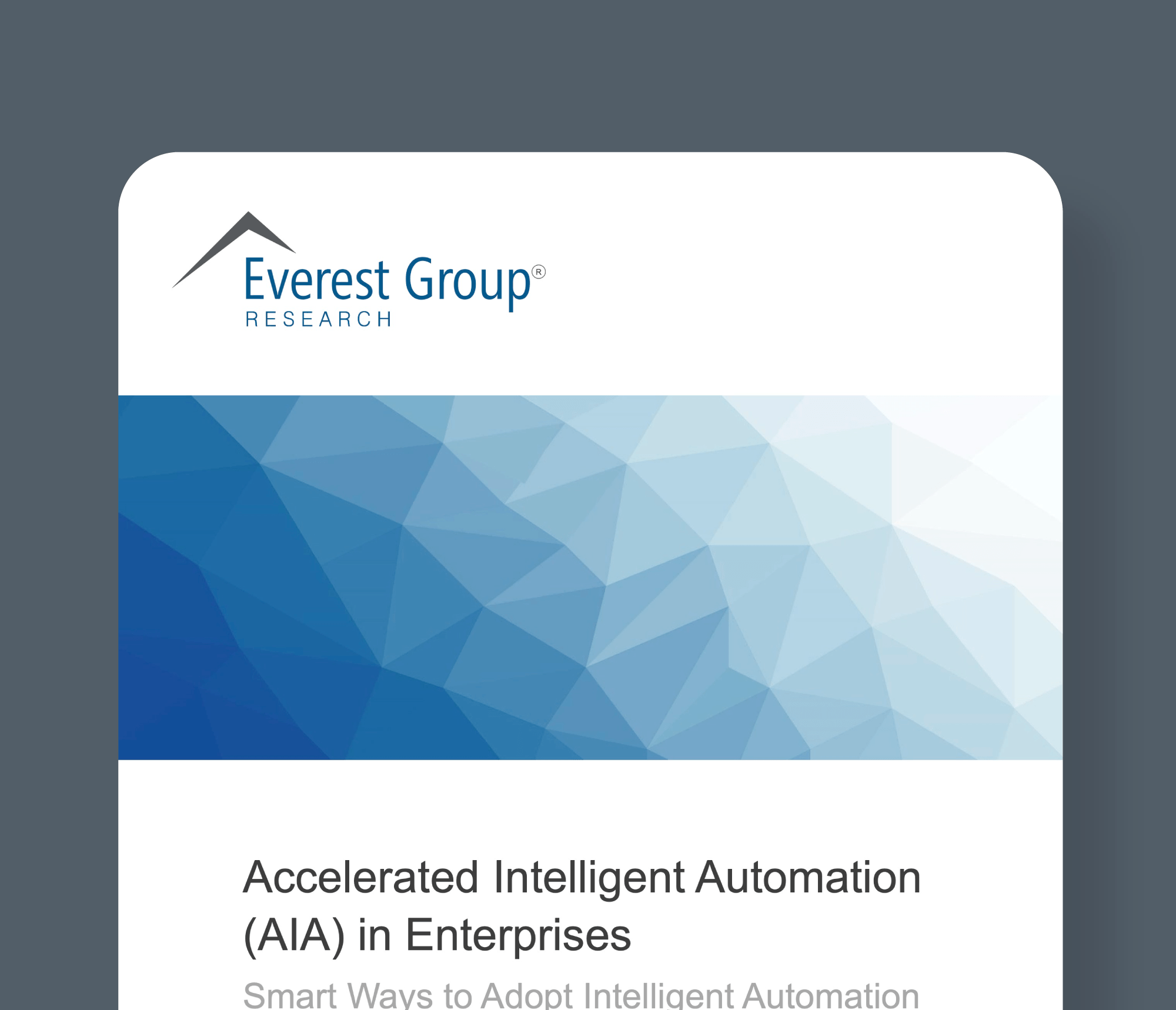 everest accelerated intelligent automation