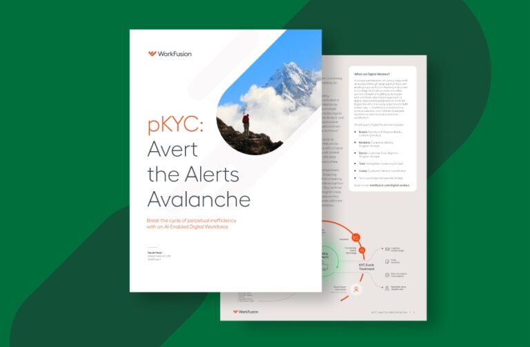 pKYC: Avert the Alerts Avalanche | WorkFusion