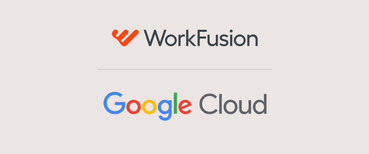 workfusion google cloud partnership